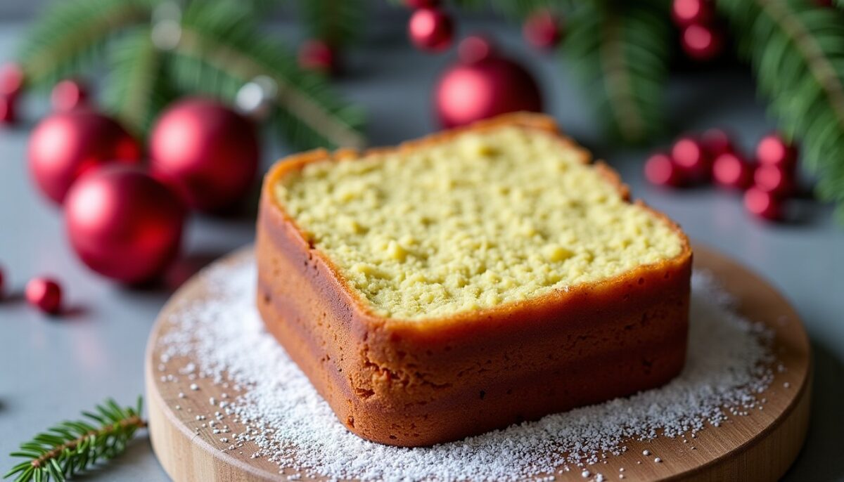 Bûche de Noël à la pistache sans cuisson : la recette express et gourmande