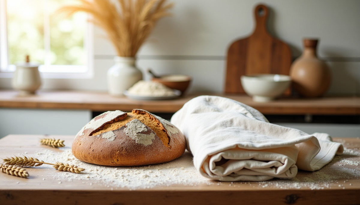 Débuter avec le lin : torchon polyvalent ou couche de boulanger
